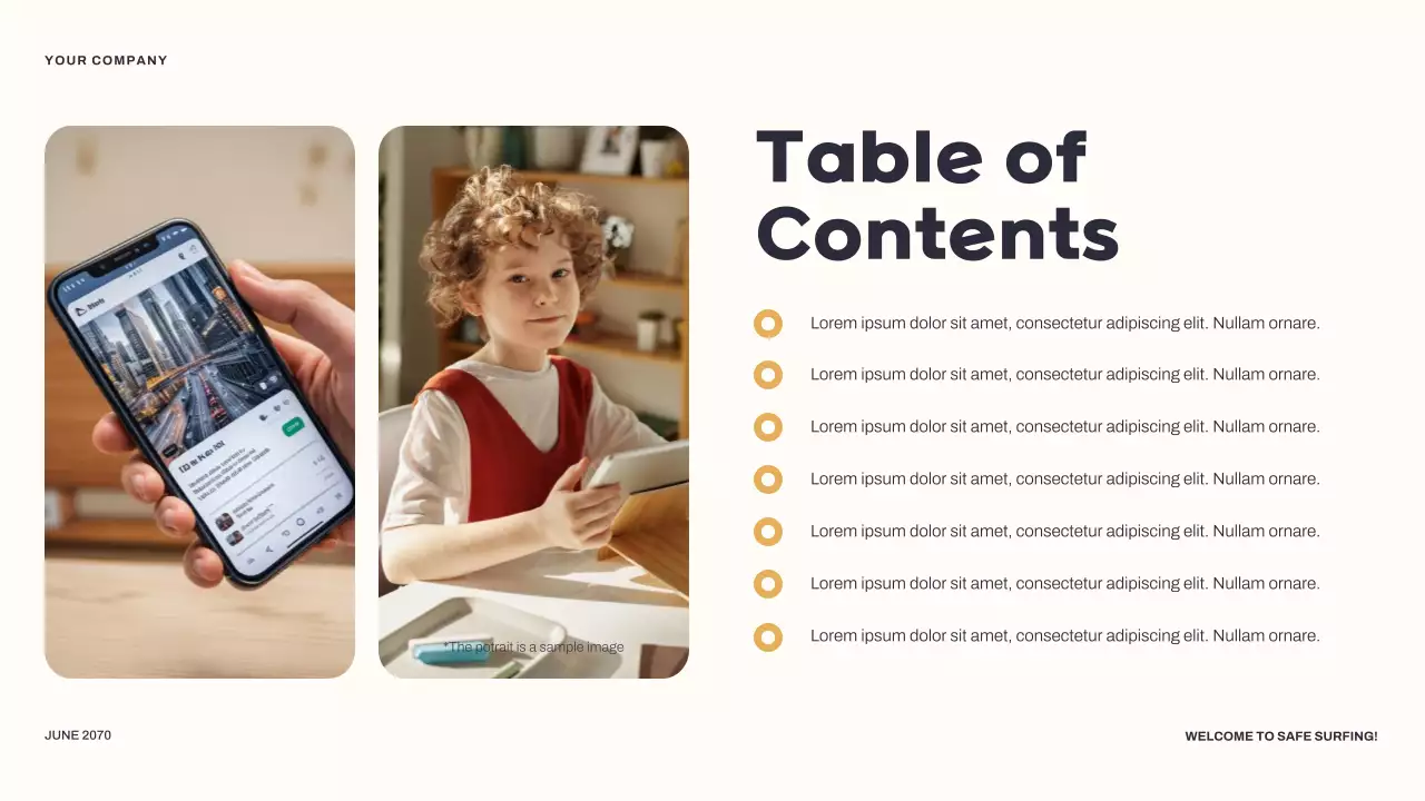 Yellow Modern Internet Guide Presentation