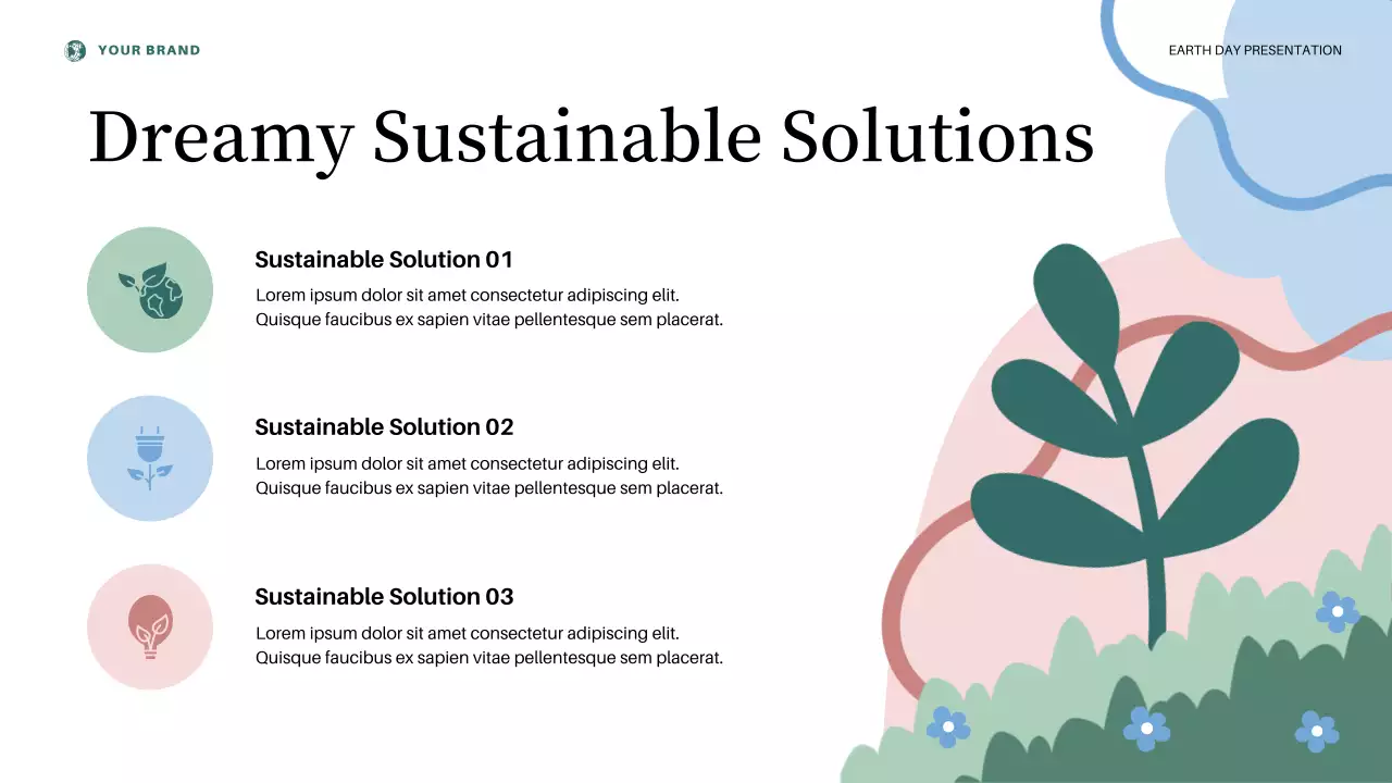 Presentasi Kuliah Hari Bumi Estetika Merah Muda