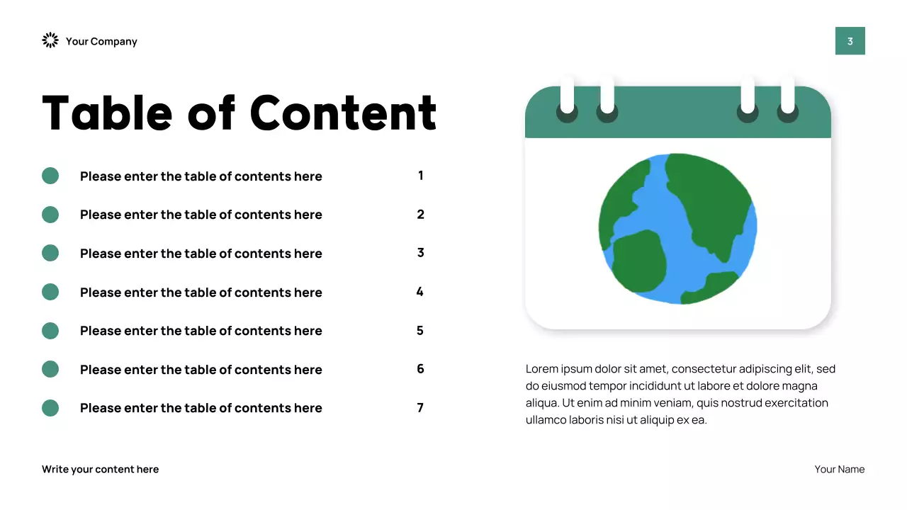 Green Modern Earth Day Event Presentation