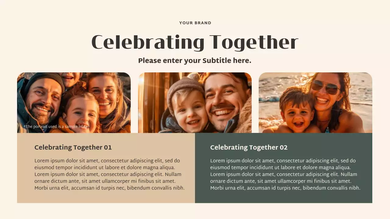 Beige Elegant Family Culture and Traditions Presentation