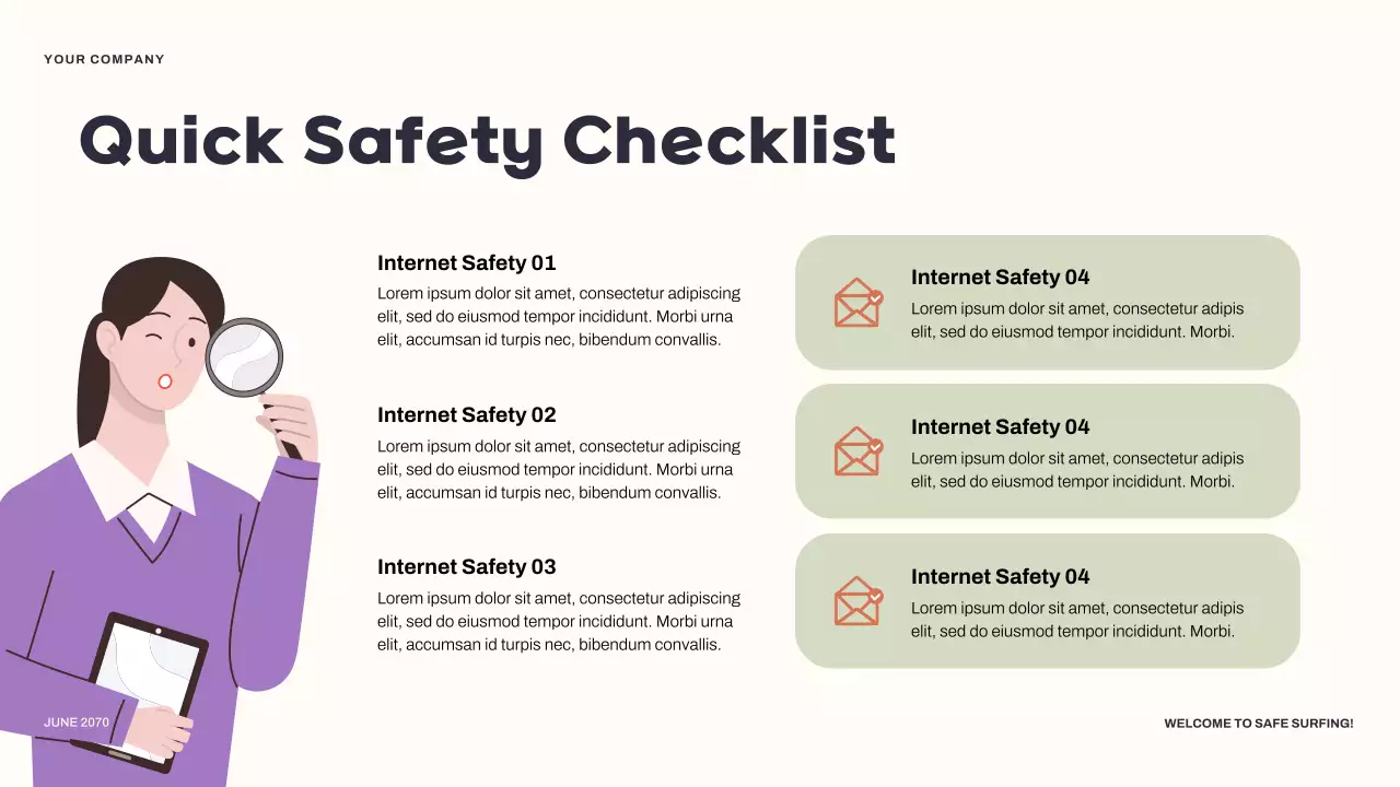 Yellow Modern Internet Guide Presentation