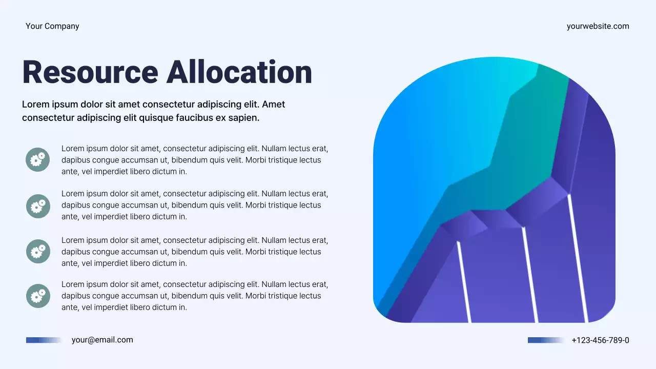 Navy Modern Business Annual Plan Presentation