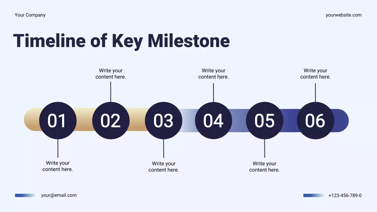 Navy Modern Business Annual Plan Presentation