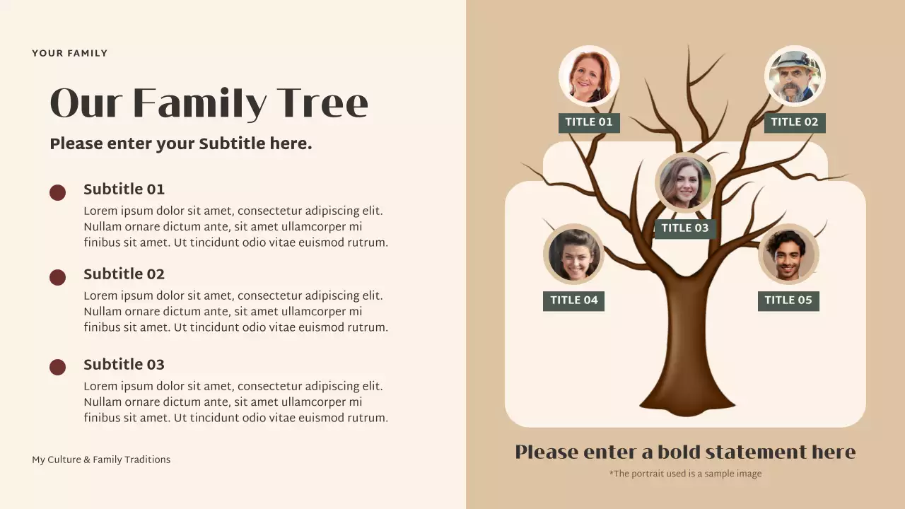 Beige Elegant Family Culture and Traditions Presentation