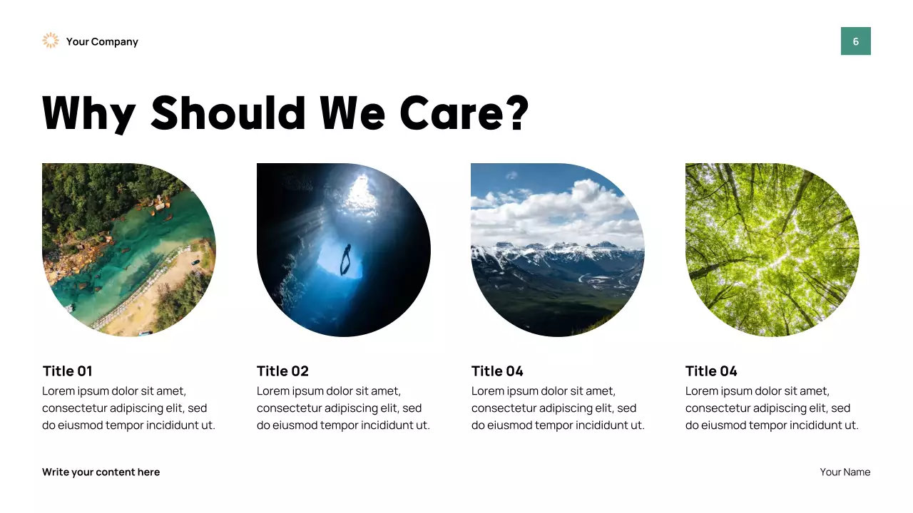 Green Modern Earth Day Event Presentation