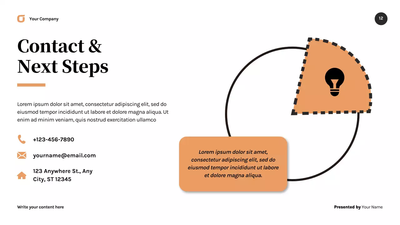 Black Modern Business Strategy Presentation