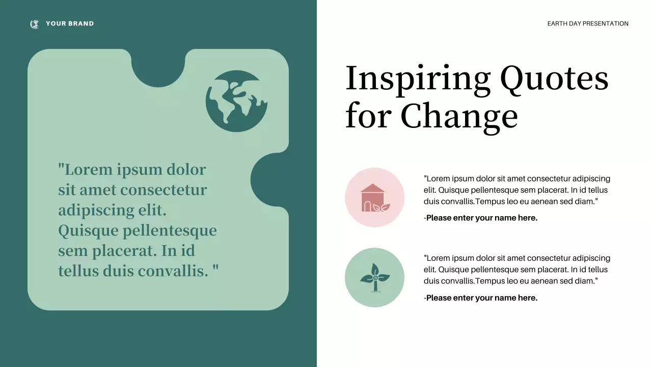 Presentasi Kuliah Hari Bumi Estetika Merah Muda