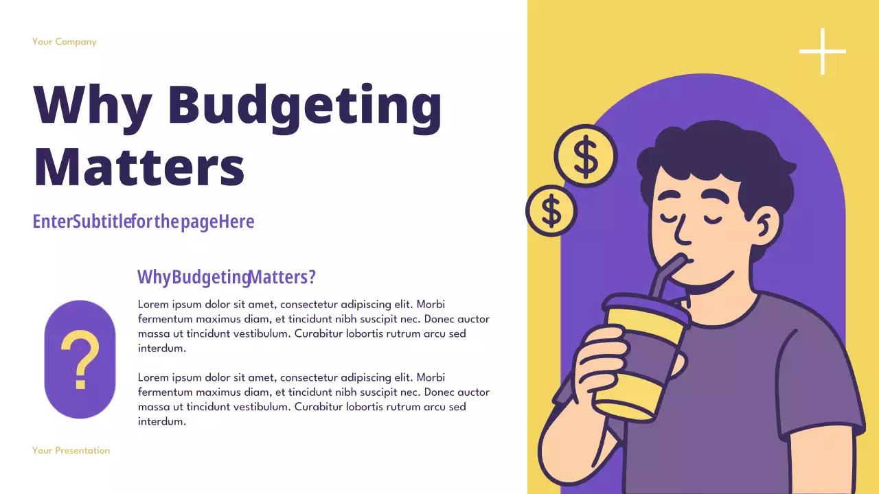 Purple Modern Finance Smart Budgeting Presentation
