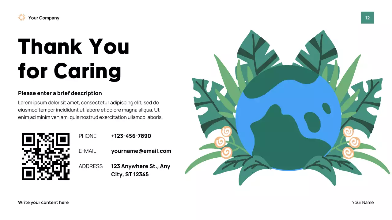 Green Modern Earth Day Event Presentation