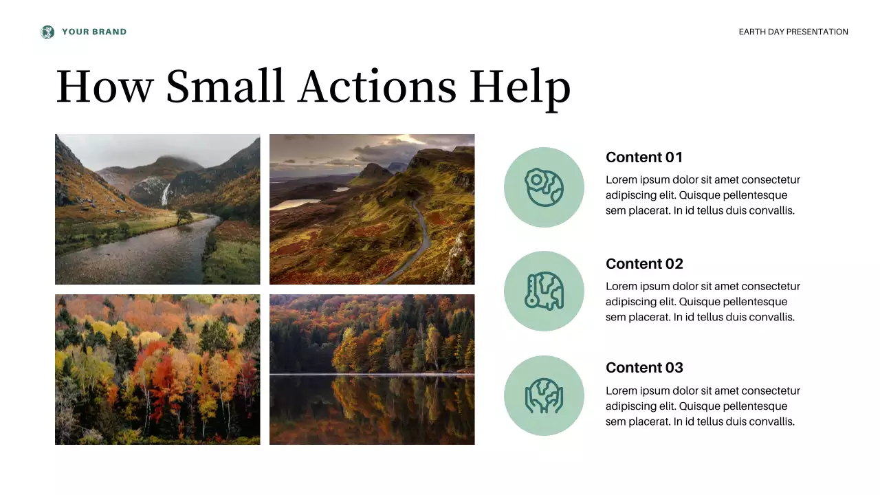 Presentasi Kuliah Hari Bumi Estetika Merah Muda