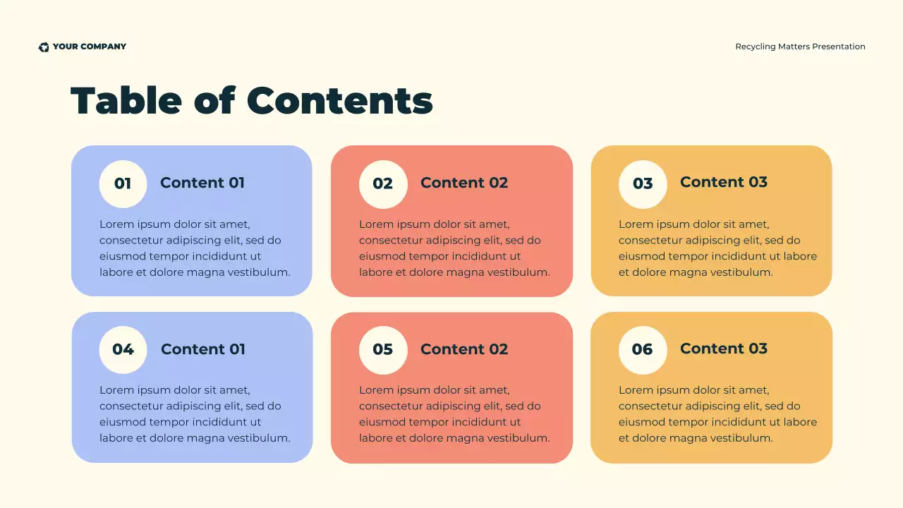 Green Modern Illustrative Eco-Friendly Recycling  Presentation
