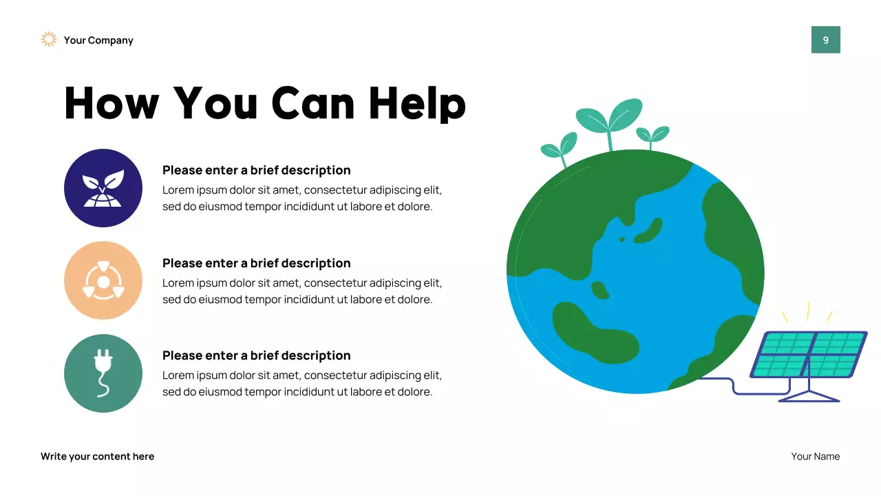 Green Modern Earth Day Event Presentation