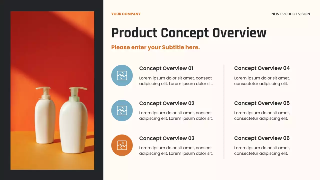 Black Modern Product Innovation and Vision Presentation