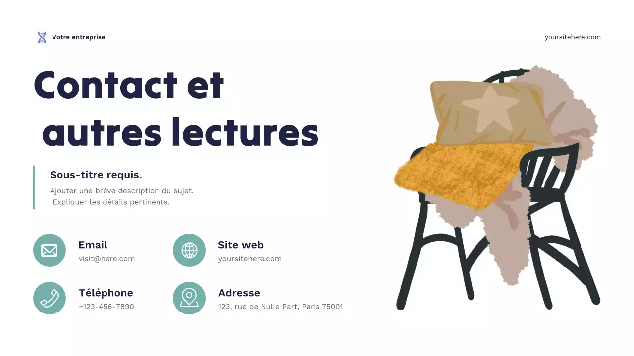 Présentation de l'annonce de la science moderne de la Marine