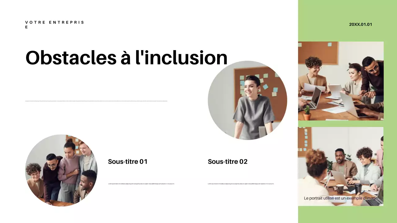 Présentation de l'annonce de l'éducation rétro violette