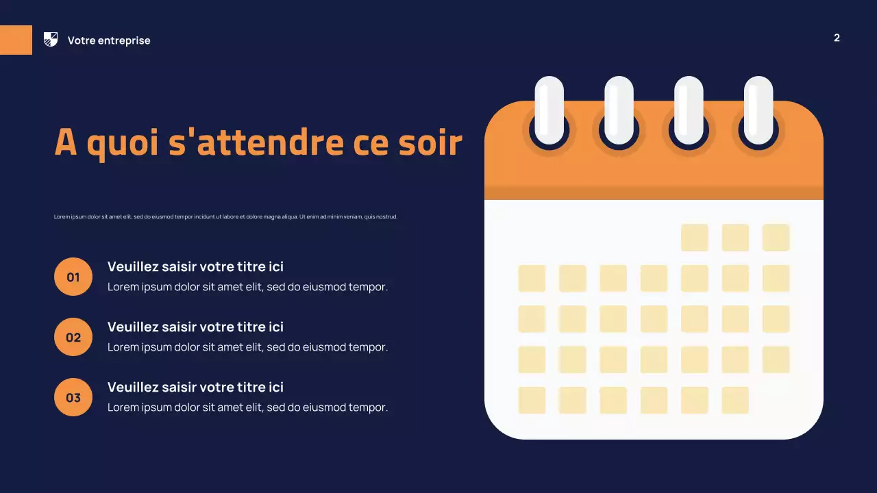 Présentation de l'événement de l'école moderne d'Orange