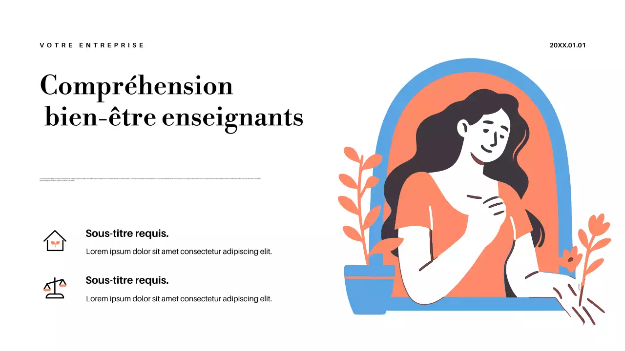 Présentation de l'annonce de l'enseignant sur le thème du pastel abstrait