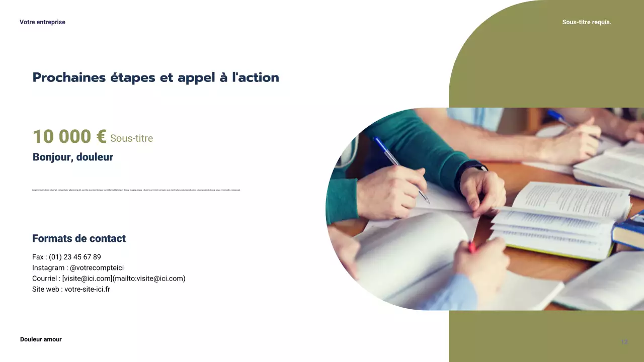 Présentation de l'étude de cas Blue Modern Education