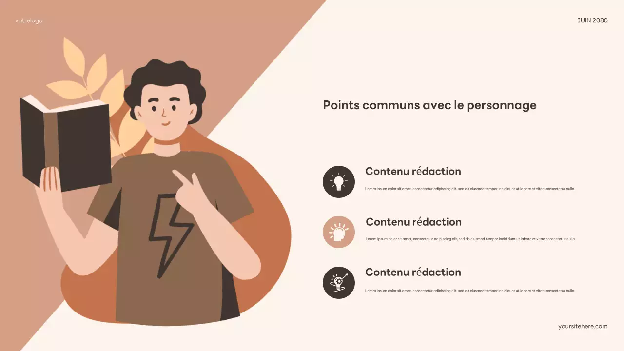 Présentation du livre souple beige floral bohème