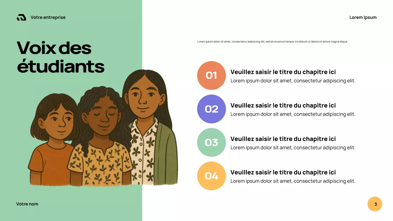 Présentation du guide scolaire rétro orange