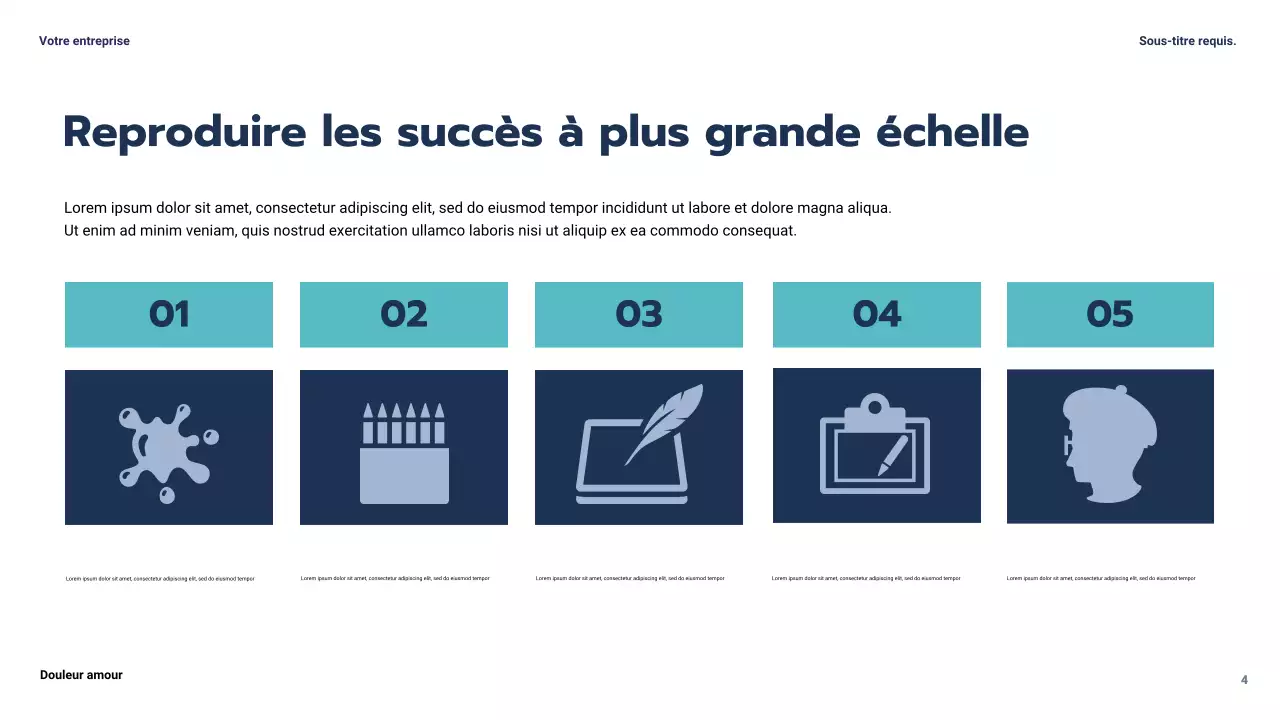 Présentation de l'étude de cas Blue Modern Education