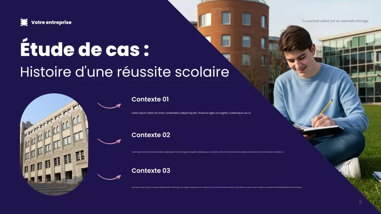 Présentation de la promotion de la technologie moderne bleue