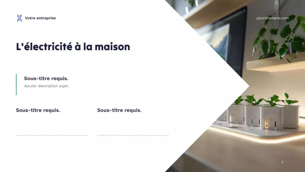 Présentation de l'annonce de la science moderne de la Marine