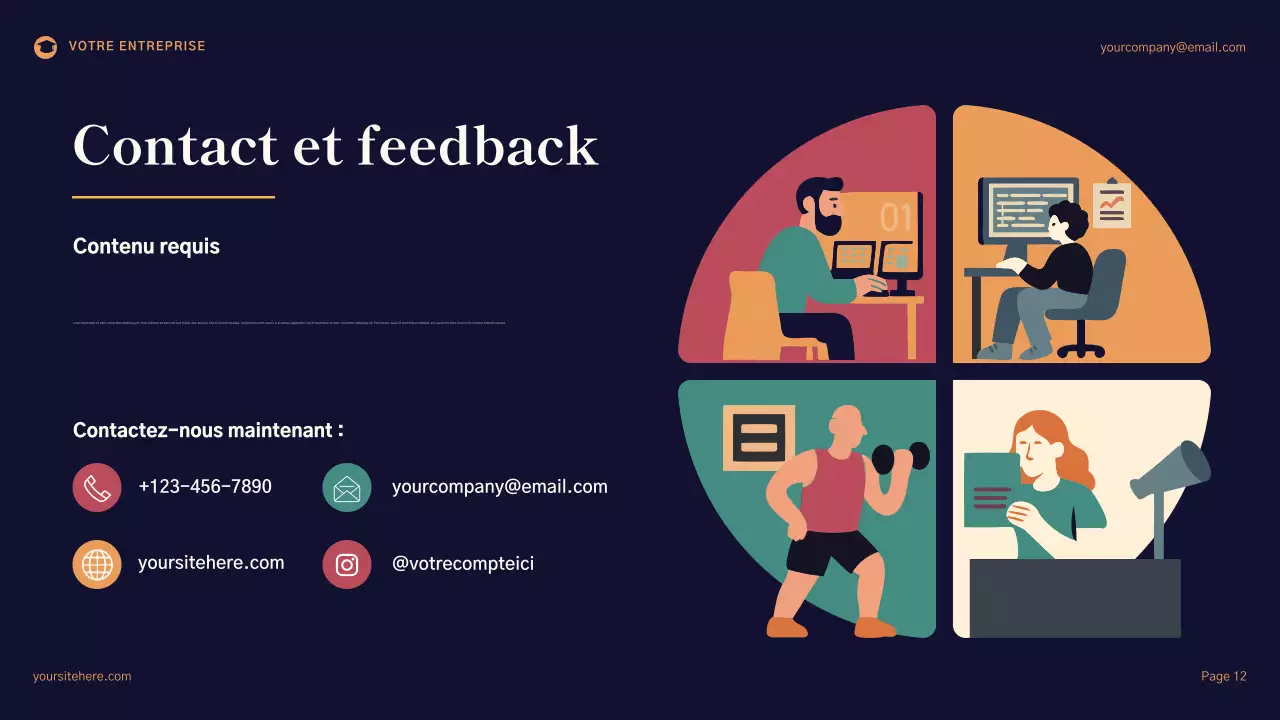 Présentation générale du plan d'amélioration de l'école Blue Geometric