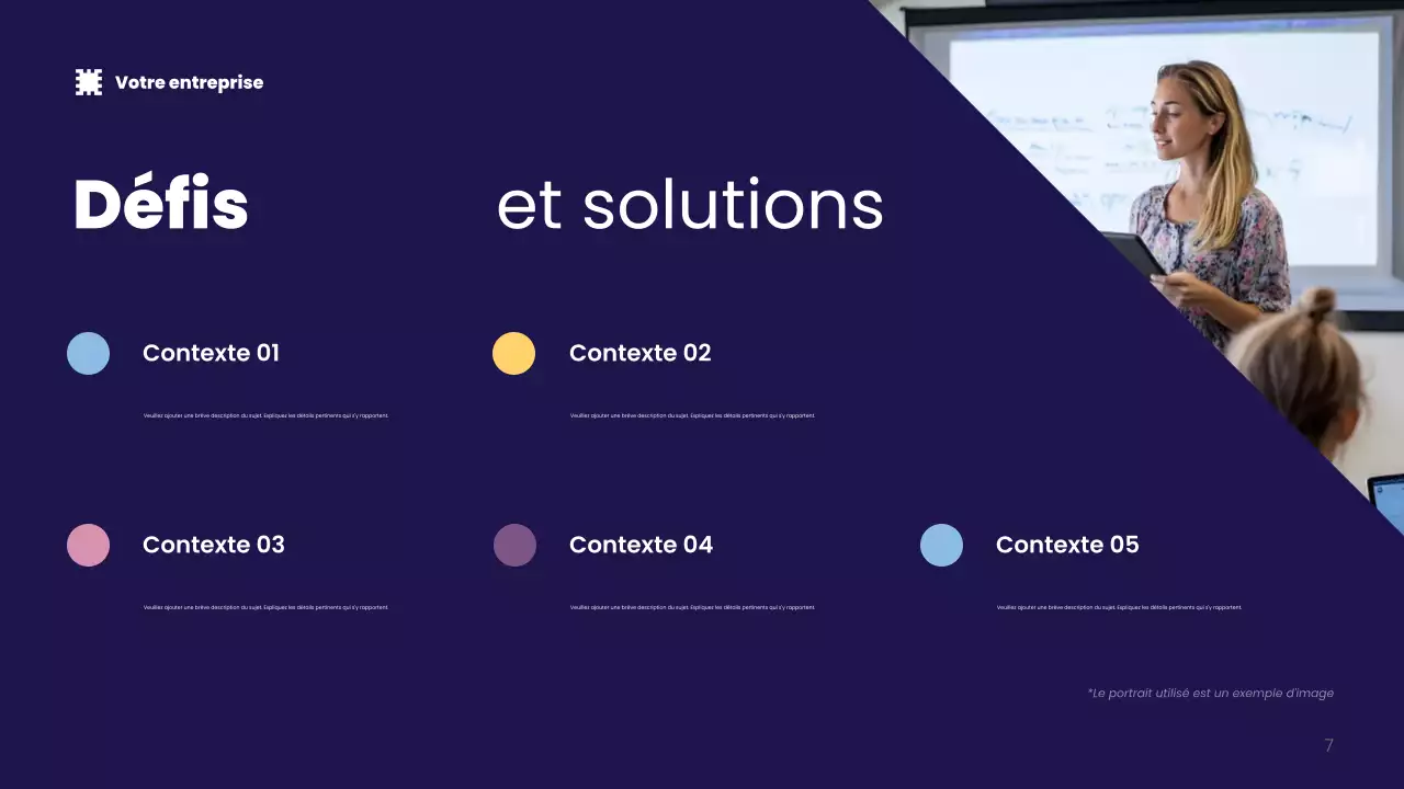 Présentation de la promotion de la technologie moderne bleue