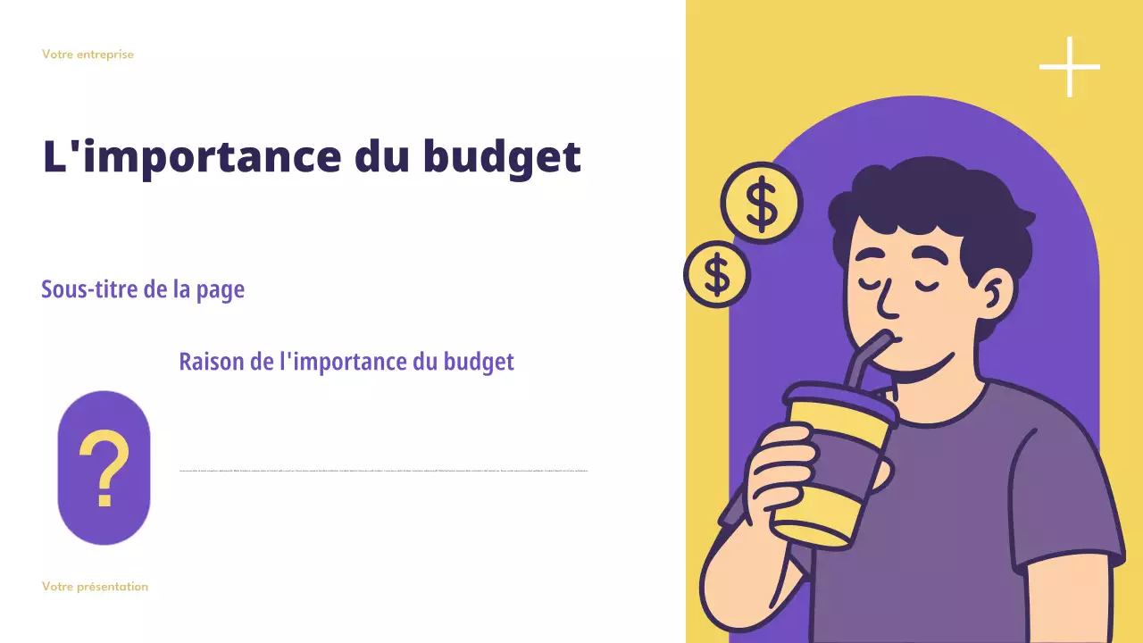 Présentation de Purple Modern Finance sur la budgétisation intelligente