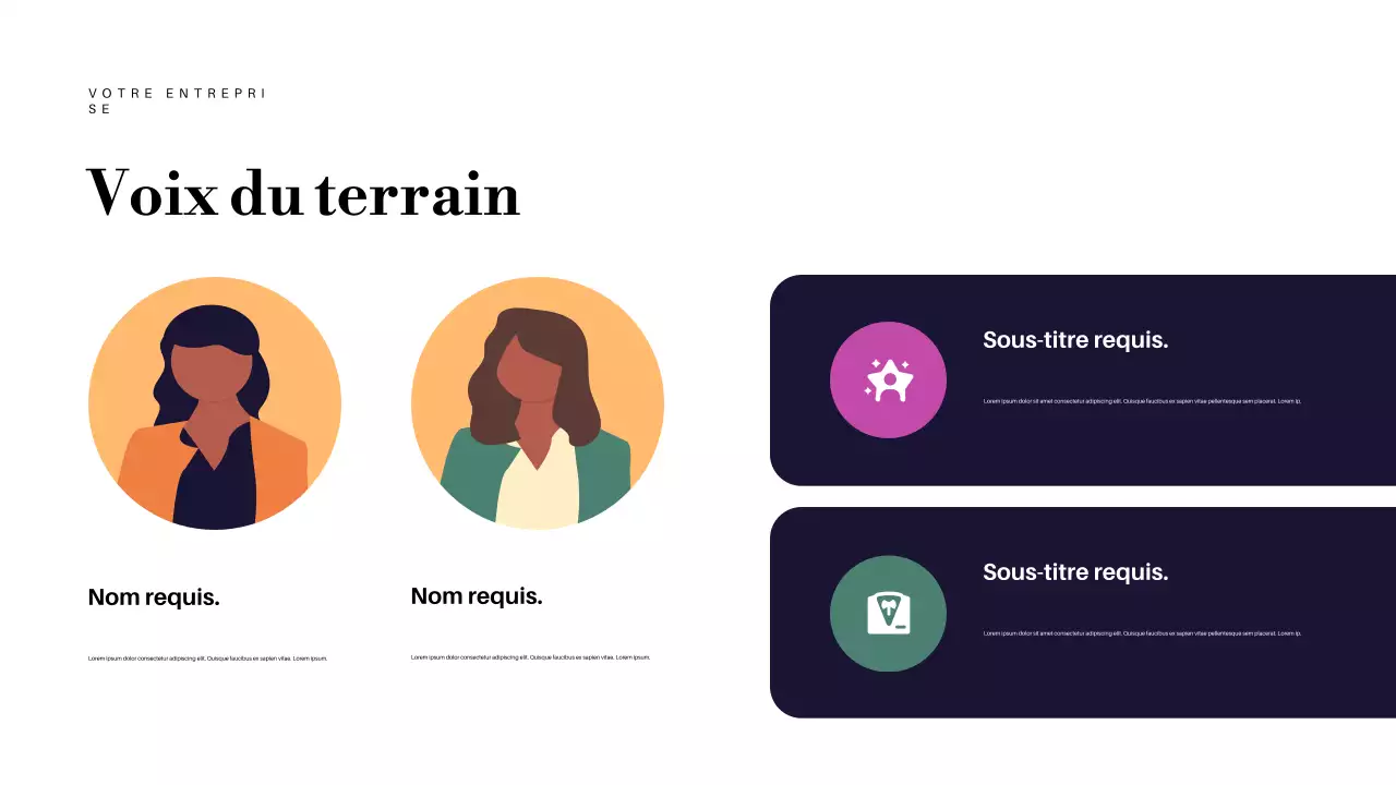 Présentation de l'annonce des éducateurs modernes de la Marine