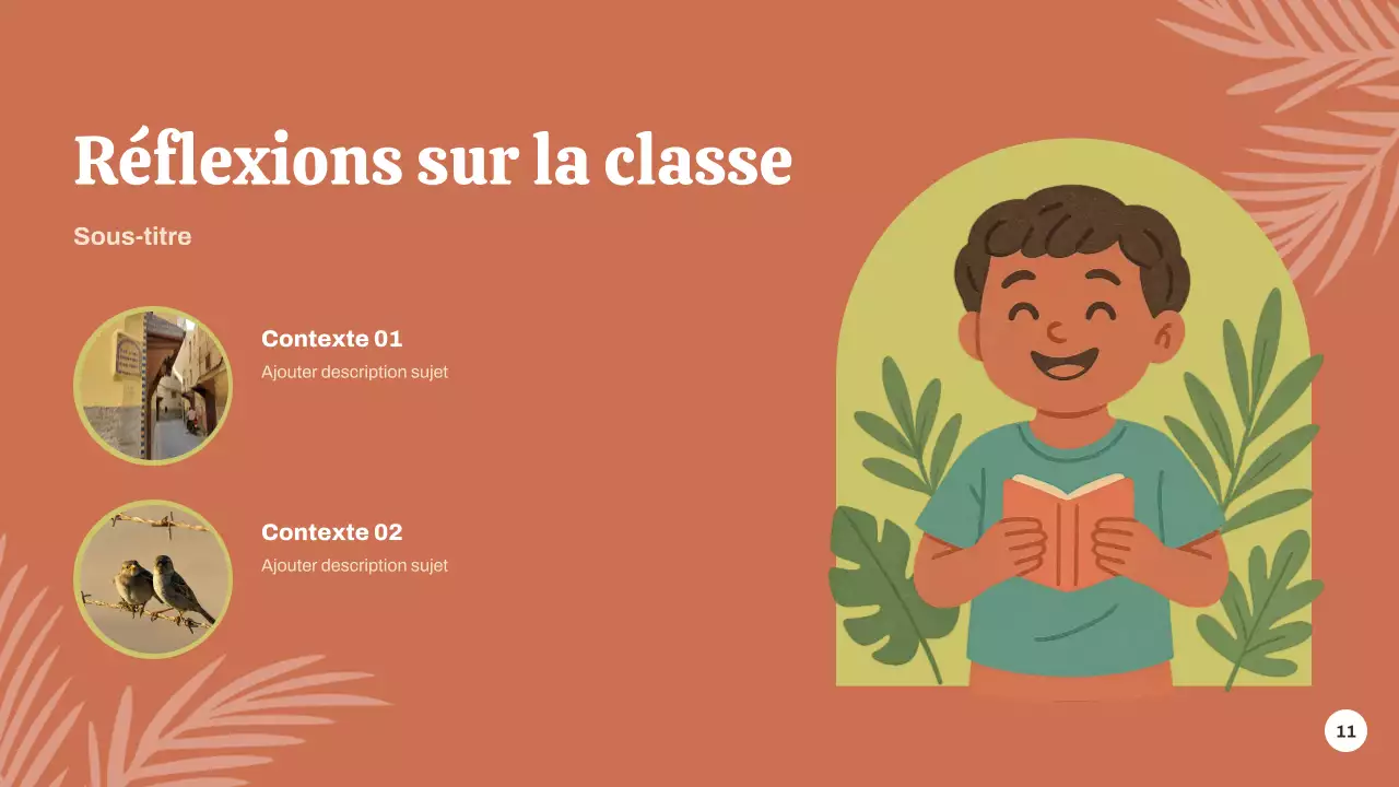 Présentation de l'annonce de l'événement botanique vert