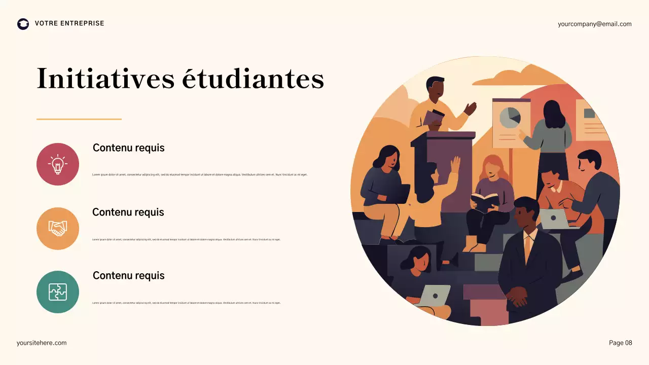 Présentation générale du plan d'amélioration de l'école Blue Geometric