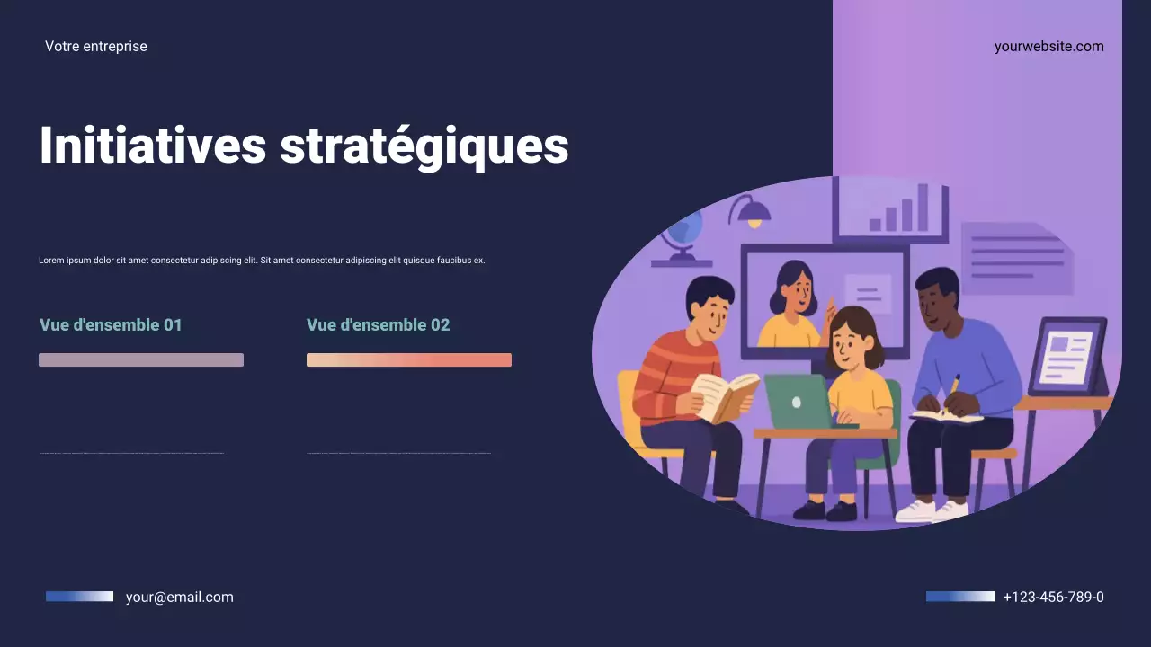 Présentation du plan annuel d'affaires moderne de la Marine