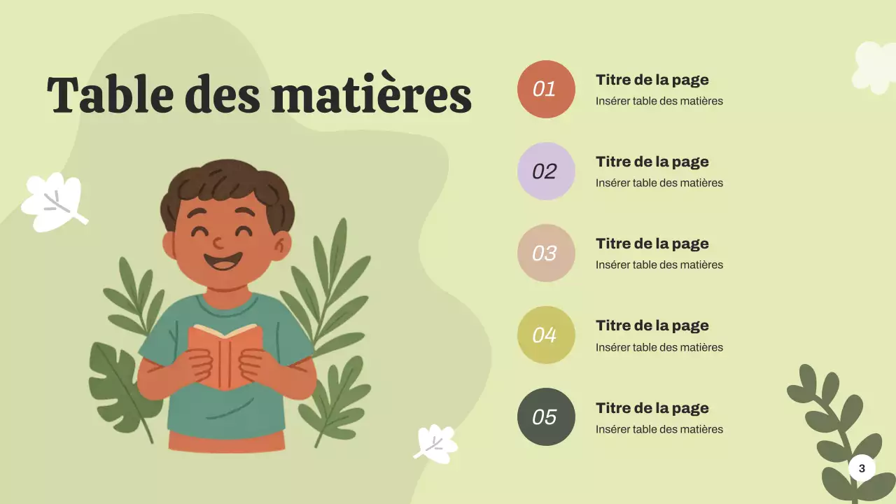 Présentation de l'annonce de l'événement botanique vert