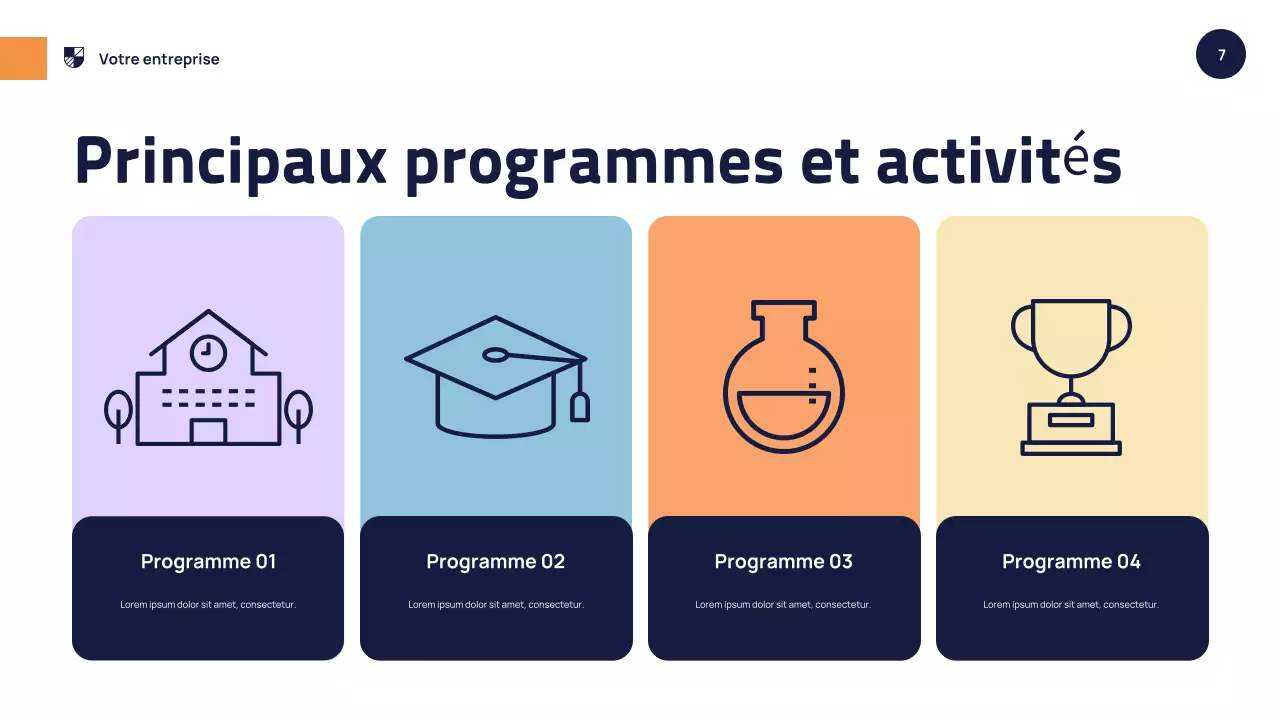 Présentation de l'événement de l'école moderne d'Orange