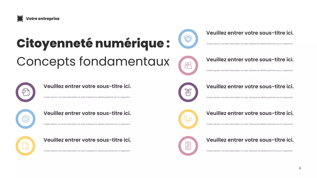 Présentation de la promotion de la technologie moderne bleue