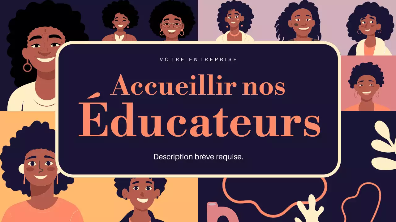 Présentation de l'annonce des éducateurs modernes de la Marine