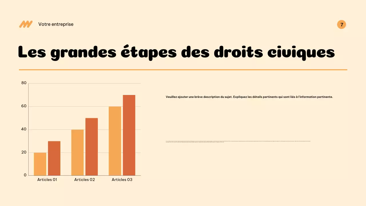 Présentation de l'annonce de l'histoire culturelle beige