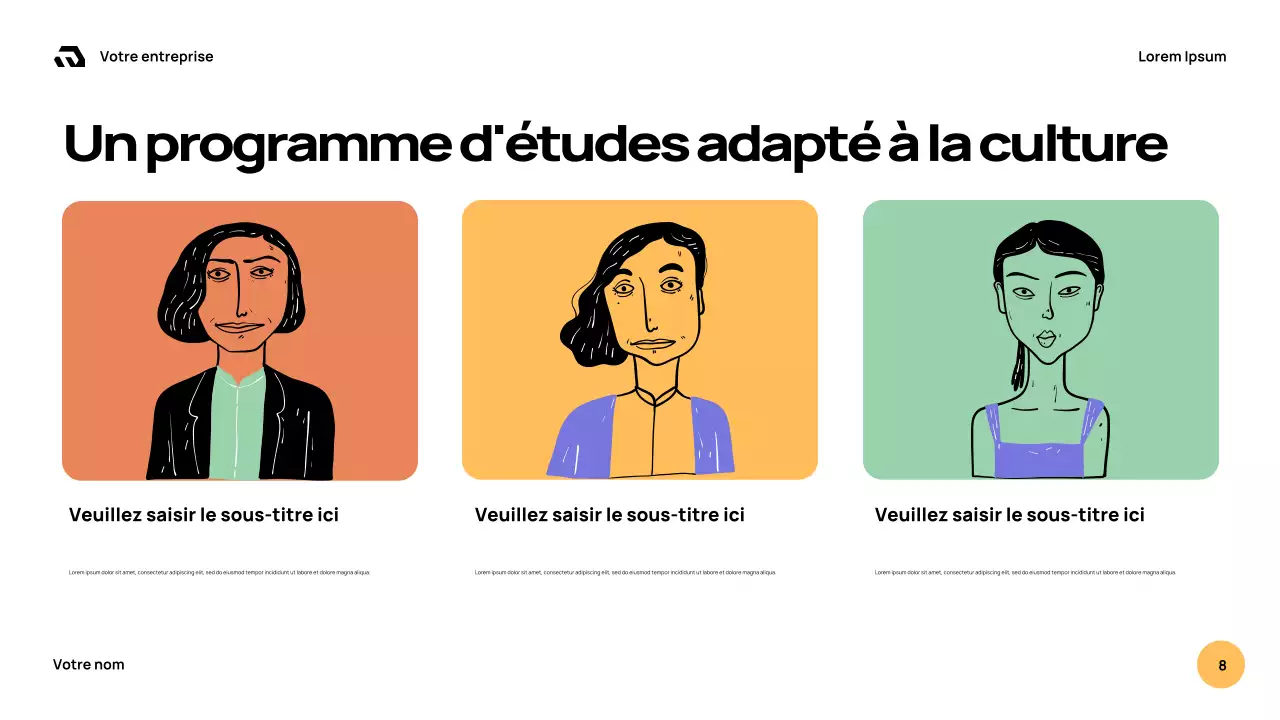 Présentation du guide scolaire rétro orange