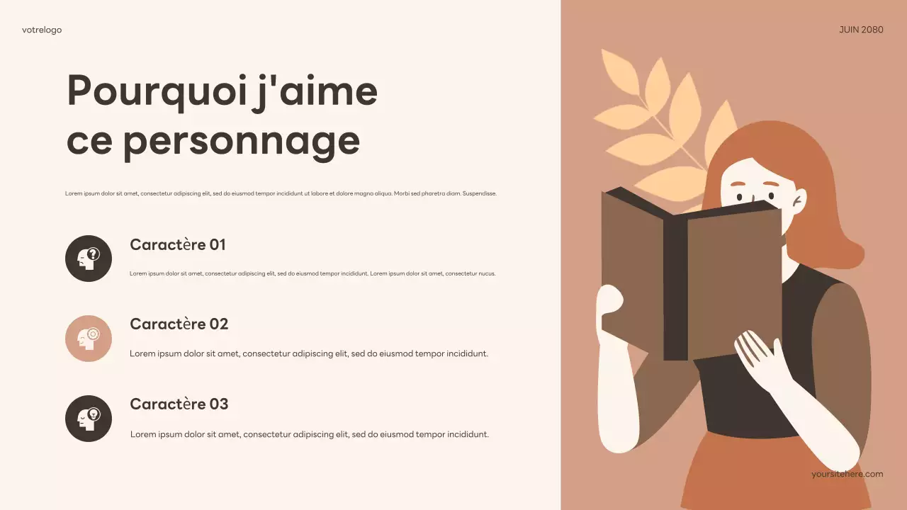 Présentation du livre souple beige floral bohème