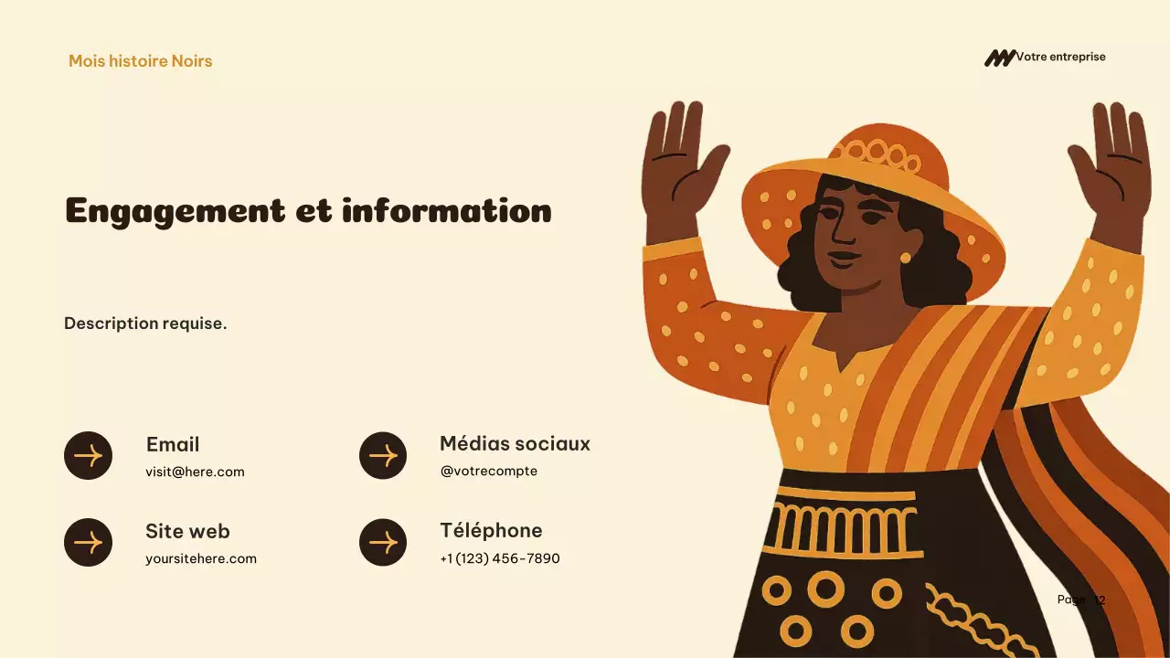 Présentation de l'annonce de l'histoire culturelle d'Orange