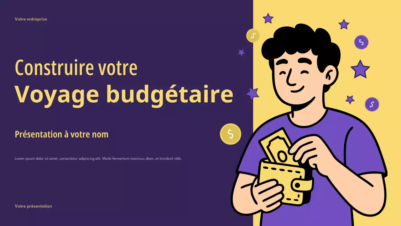 Présentation de Purple Modern Finance sur la budgétisation intelligente