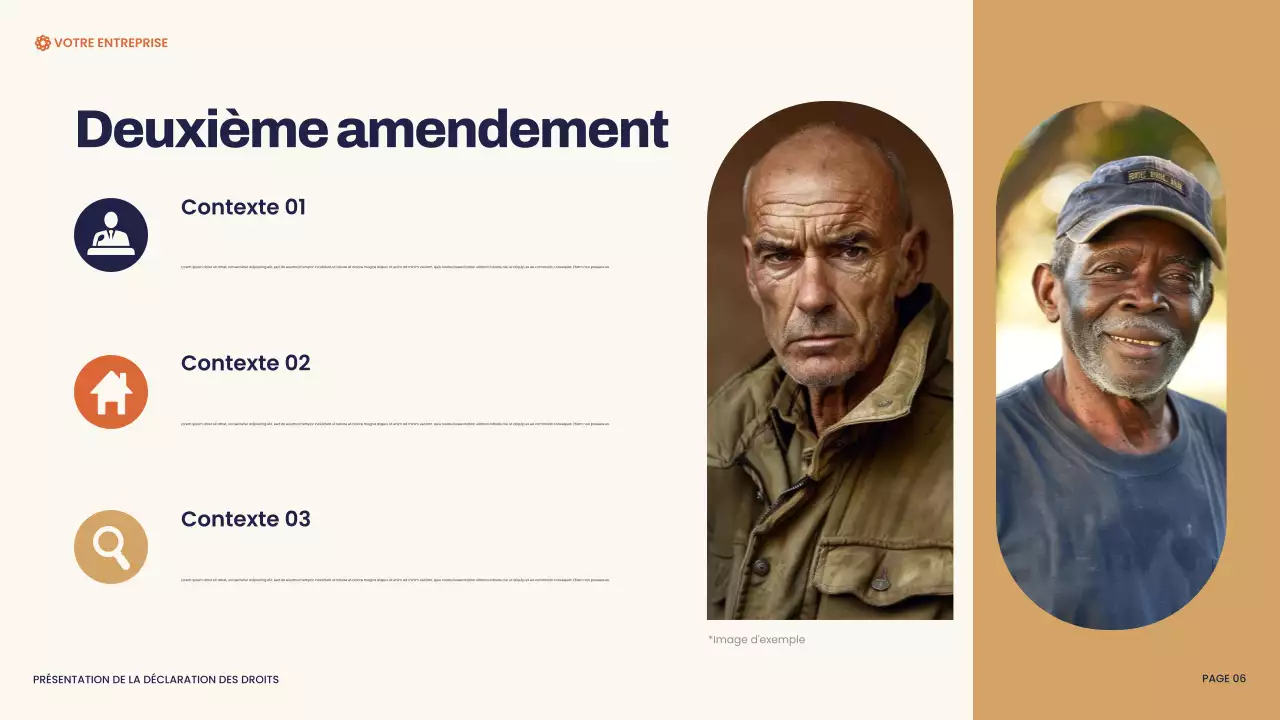 Présentation de la Déclaration des droits moderne de la marine et de l'orange