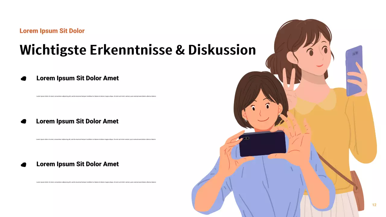 Orange Modern Social Media Bericht Präsentation