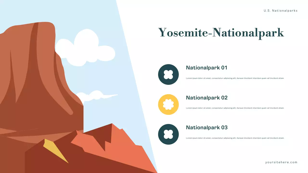 Grüne Natur Nationalparks Präsentation