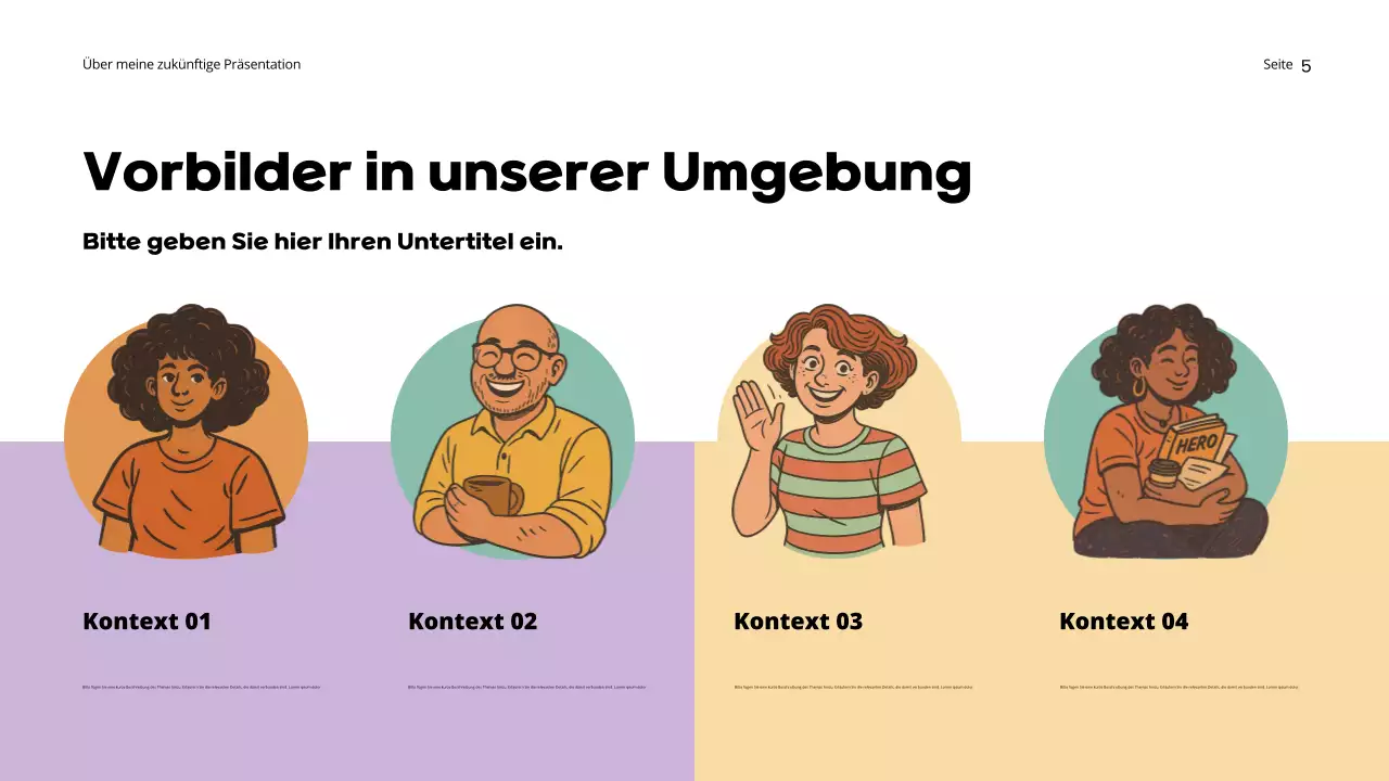 Orange Dreamy Future Präsentation Präsentation