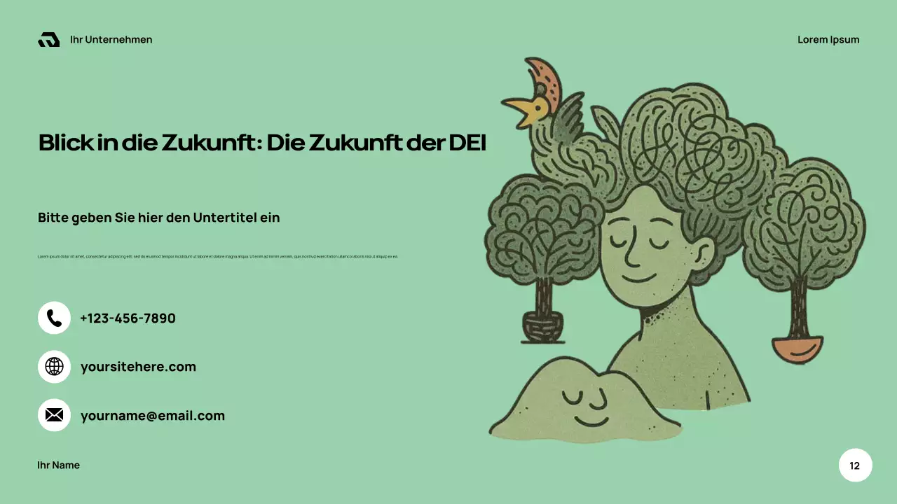 Oranger Retro-Schulführer Präsentation