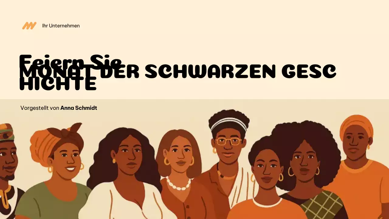 Beige Kulturgeschichte Ankündigung Präsentation