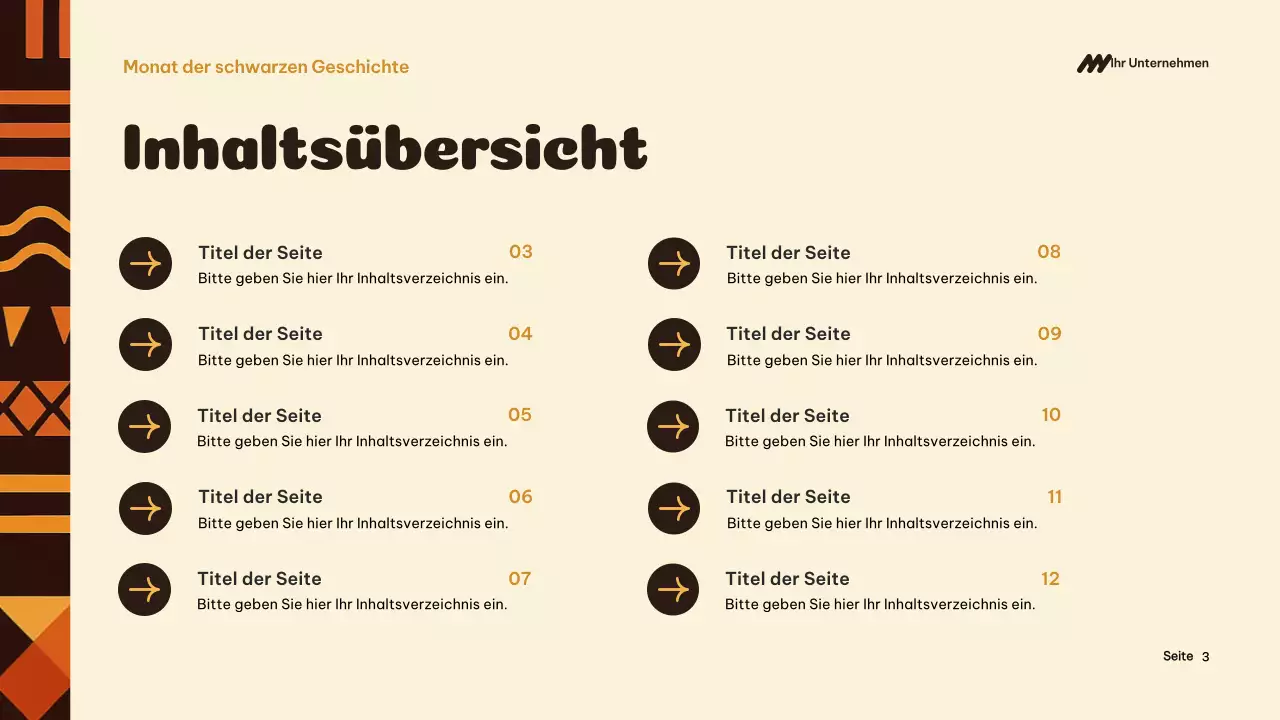 Ankündigung der Orange Kulturgeschichte Präsentation